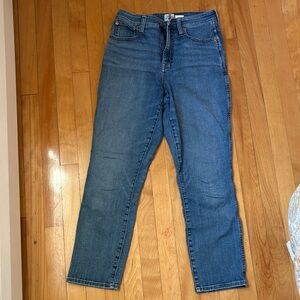 J. Crew curvy vintage straight ankle length jeans